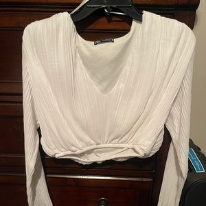 White crop top, Zara size small